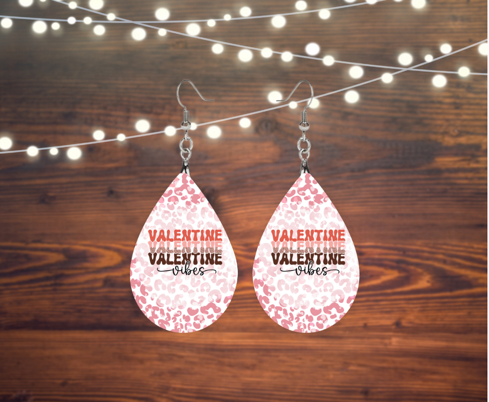 Valentine Vibes Tear Drop Earrings