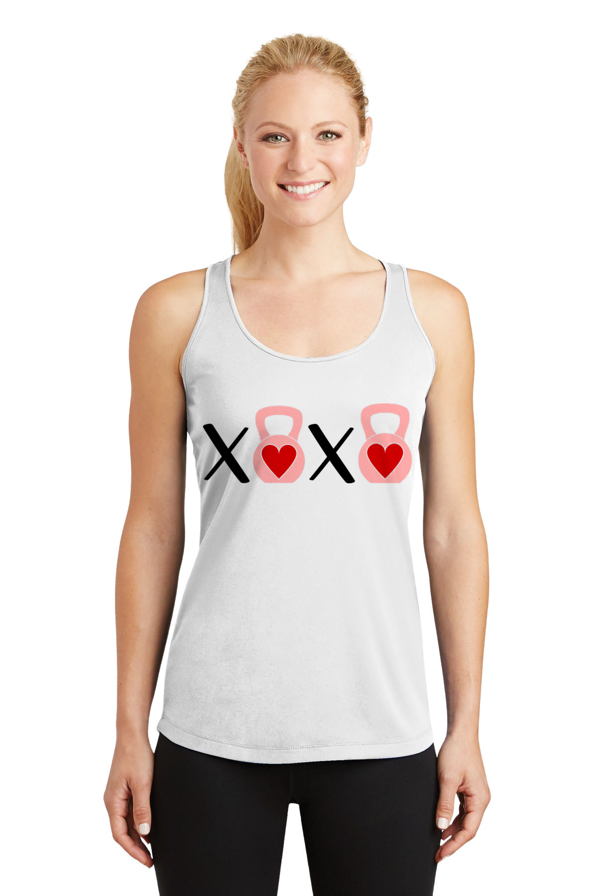 Valentine XOXO Work Out Tank or Tee