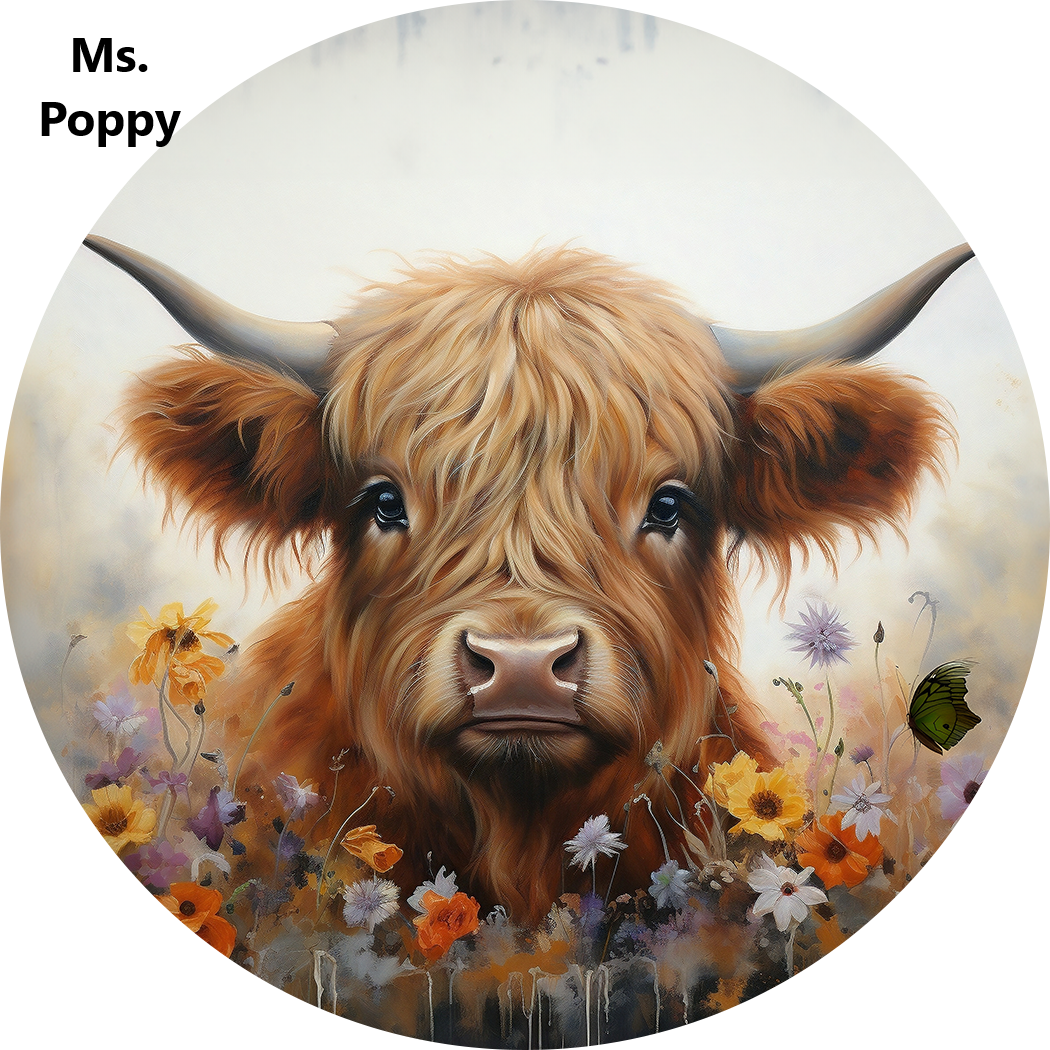 Highland Cow Car Coaster (7 styles)