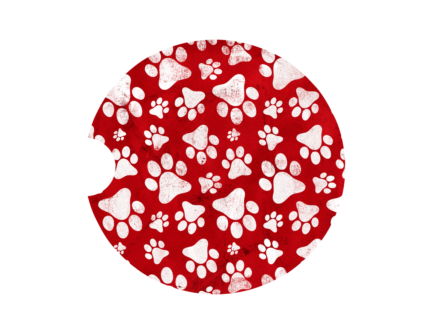 Paw Print Car Coaster (8 styles)