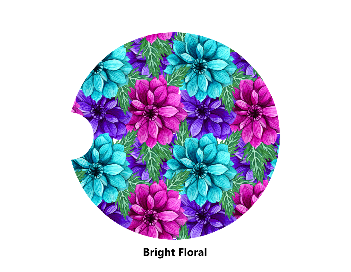 Floral Car Coaster (9 styles)