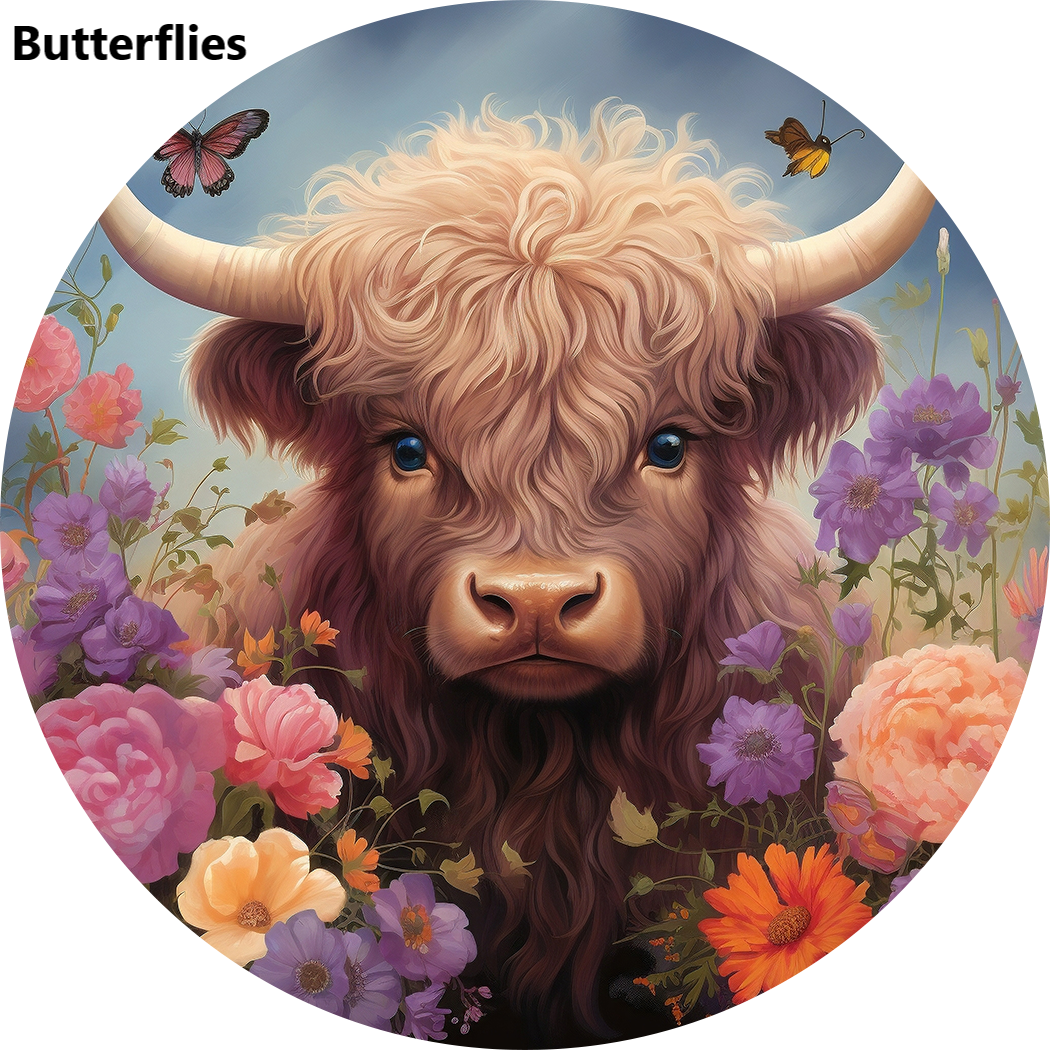 Highland Cow Car Coaster (7 styles)