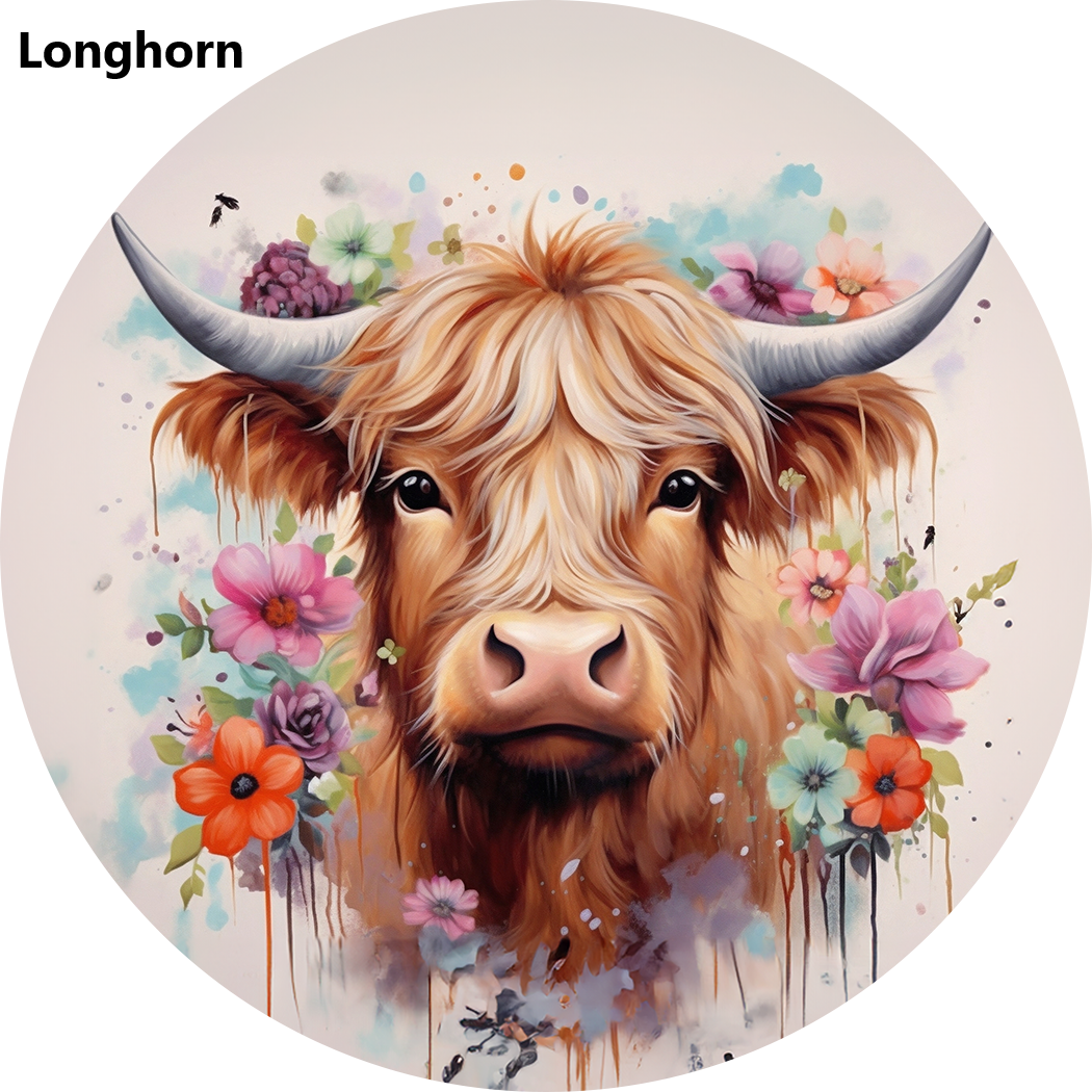 Highland Cow Car Coaster (7 styles)