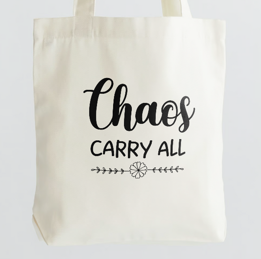 Chaos Carryall Canvas Tote