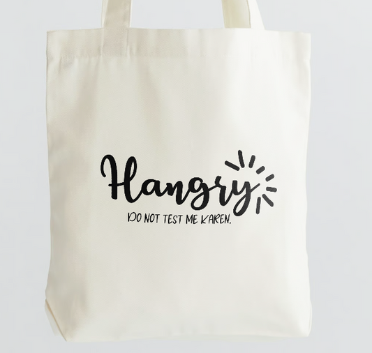 Hangry Canvas Tote