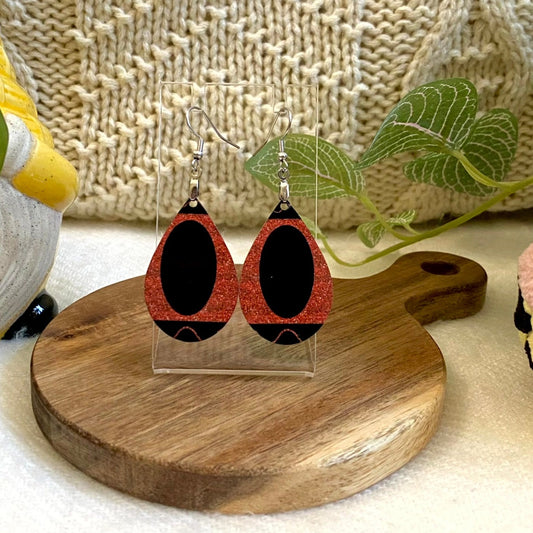 Teacher School Wooden Tear Drop Earring (25 Styles Available)