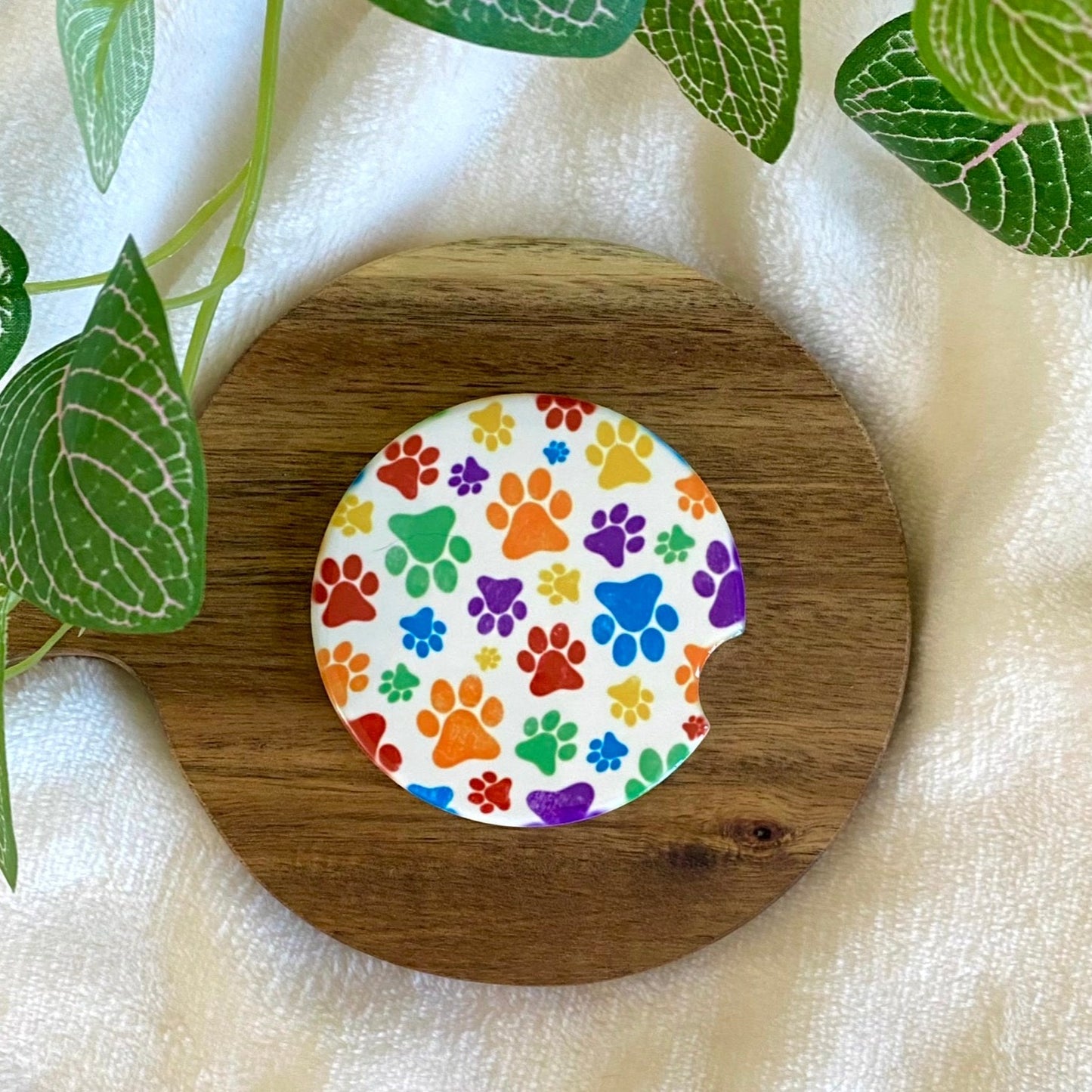 Paw Print Car Coaster (8 styles)