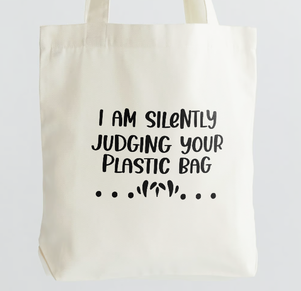 Silently Judging Canvas Tote