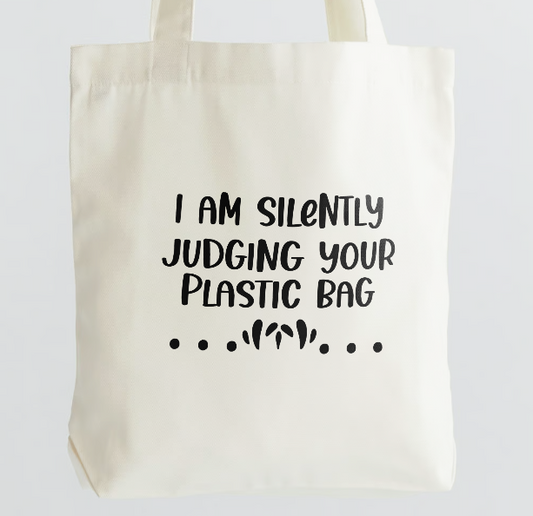 Silently Judging Canvas Tote