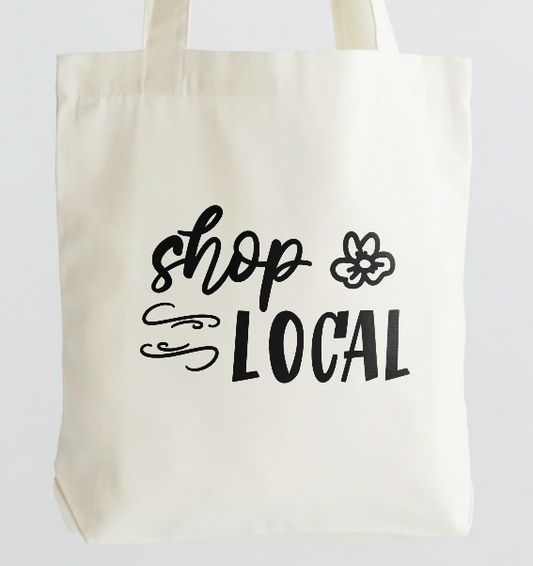 Shop Local Canvas Tote (3 Designs)