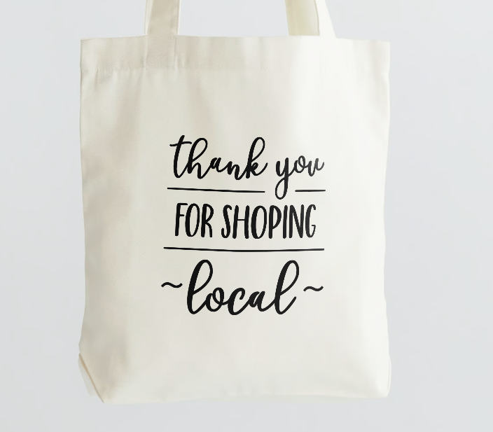 Shop Local Canvas Tote (3 Designs)