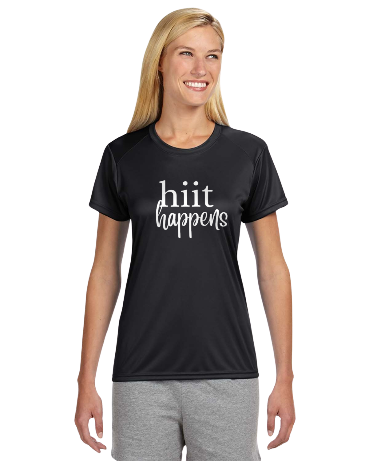 HIIT Workout Shirt White Writing 4 Colors Available