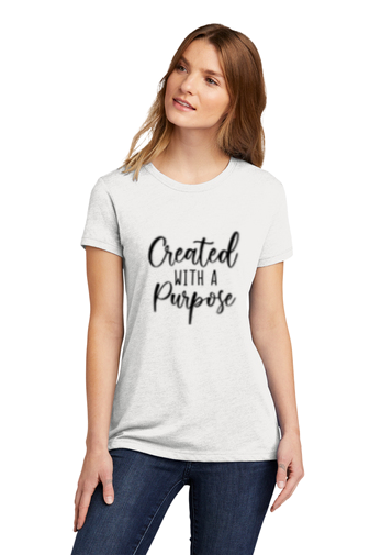 Created With Purpose Womans T Shirt (7 colors)