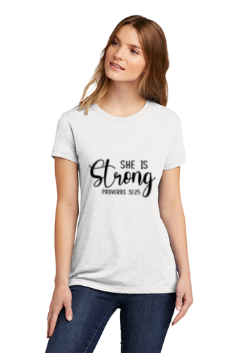 She is Strong Womans T Shirt (7 colors)